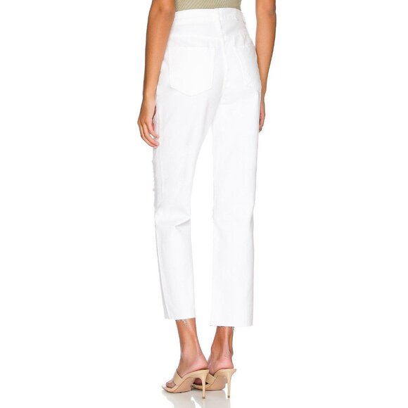 Rails Atwater Slouchy Straight Jean White Women Size 25 New With Tag - Picture 2 of 3